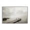 Stupell Industries Mysterious Foggy Lake Dock Framed Giclee Wall Art Design by Peter Hawkins